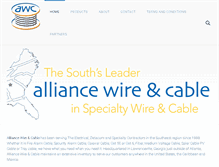 Tablet Screenshot of alliancewire.com